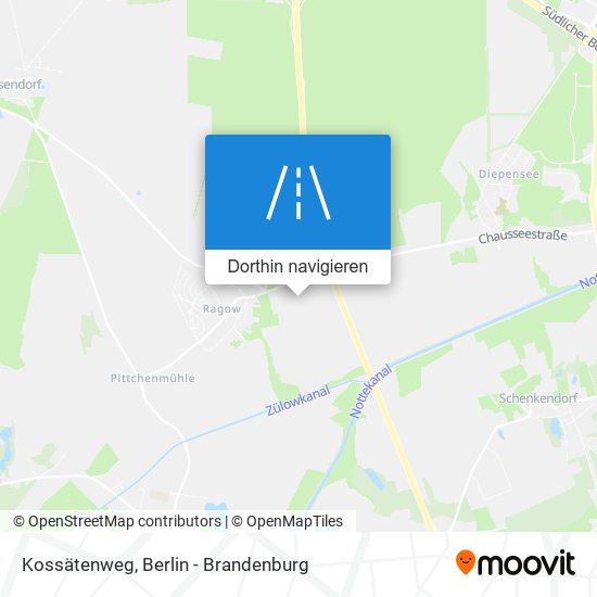 Kossätenweg Karte