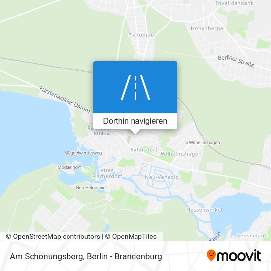 Am Schonungsberg Karte