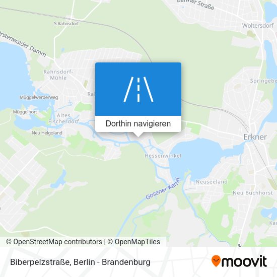 Biberpelzstraße Karte