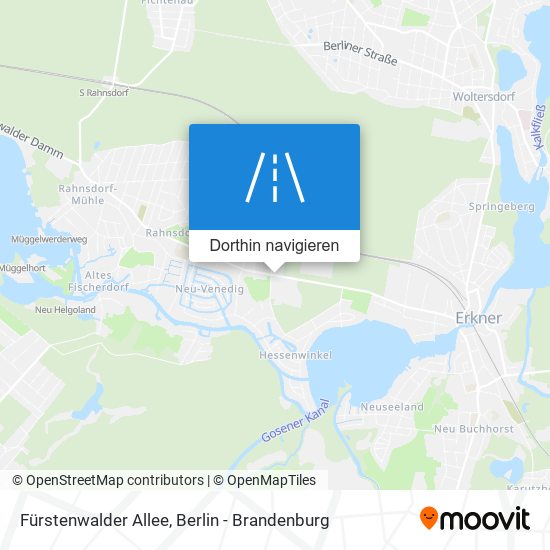 Fürstenwalder Allee Karte