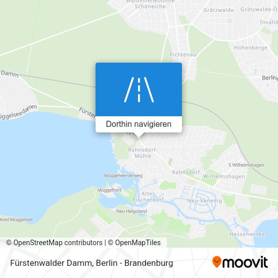 Fürstenwalder Damm Karte