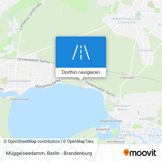 Müggelseedamm Karte
