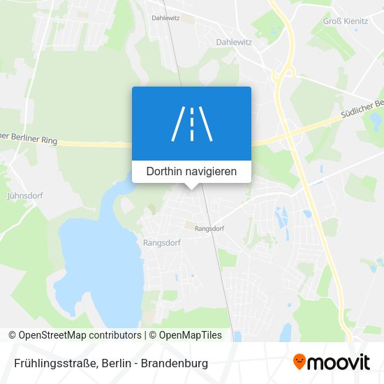 Frühlingsstraße Karte