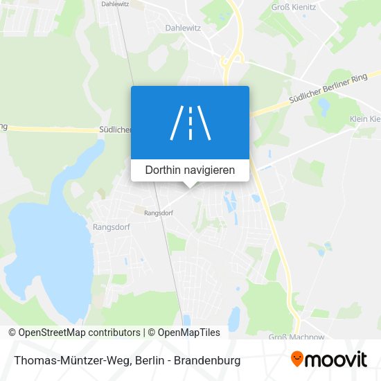 Thomas-Müntzer-Weg Karte