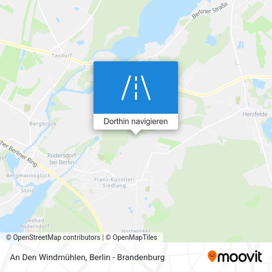 An Den Windmühlen Karte