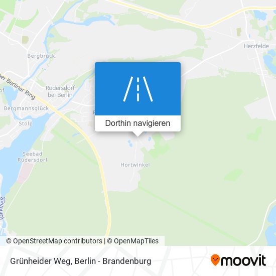 Grünheider Weg Karte