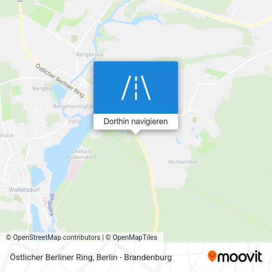 Östlicher Berliner Ring Karte