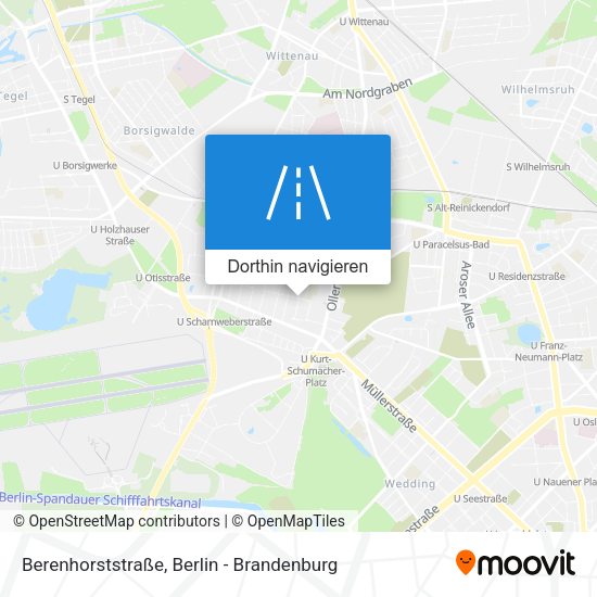Berenhorststraße Karte
