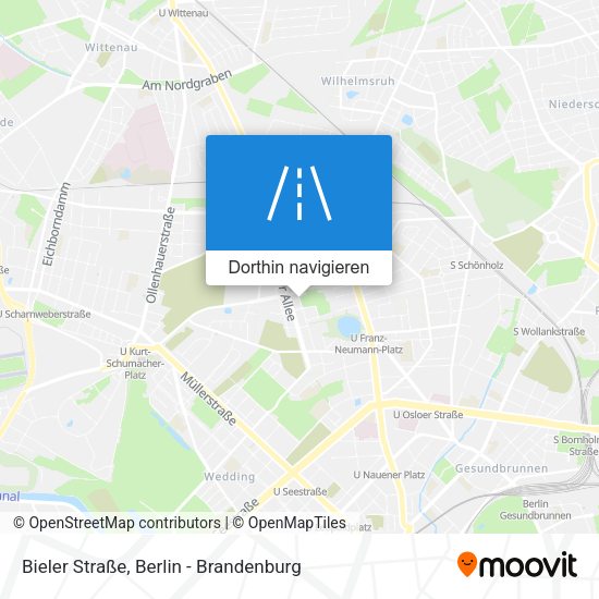 Bieler Straße Karte