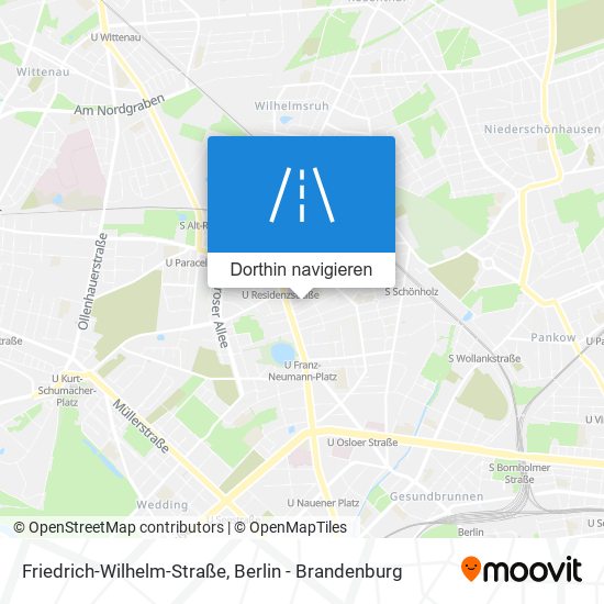 Friedrich-Wilhelm-Straße Karte