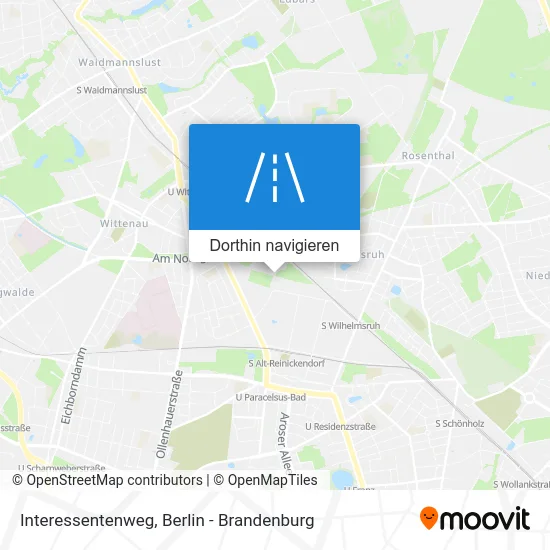 Interessentenweg Karte