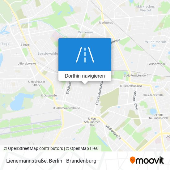 Lienemannstraße Karte