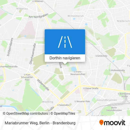 Mariabrunner Weg Karte