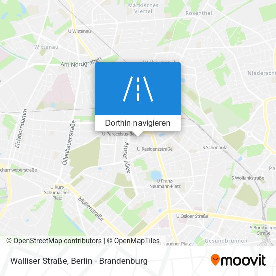 Walliser Straße Karte