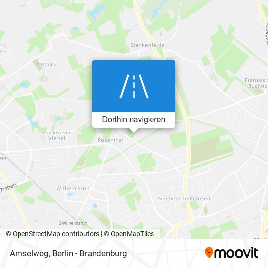 Amselweg Karte