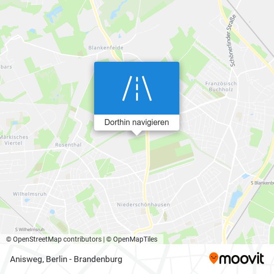 Anisweg Karte