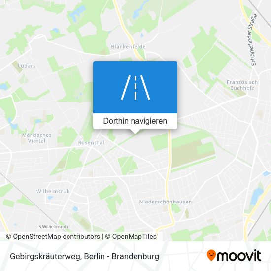 Gebirgskräuterweg Karte