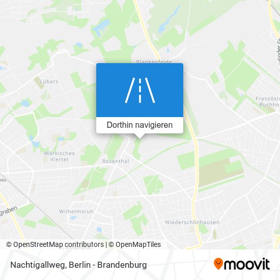 Nachtigallweg Karte