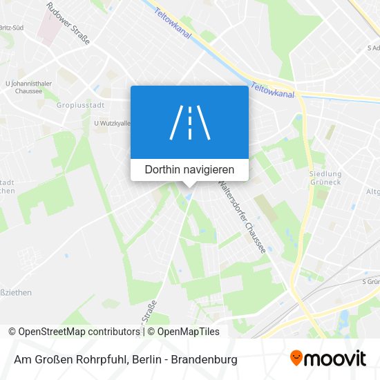 Am Großen Rohrpfuhl Karte