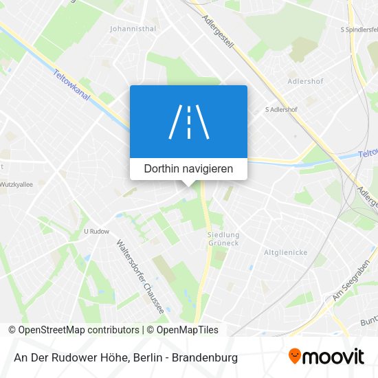 An Der Rudower Höhe Karte