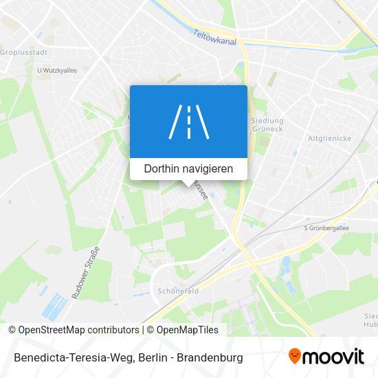 Benedicta-Teresia-Weg Karte