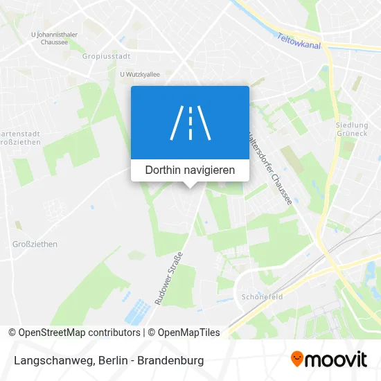 Langschanweg Karte