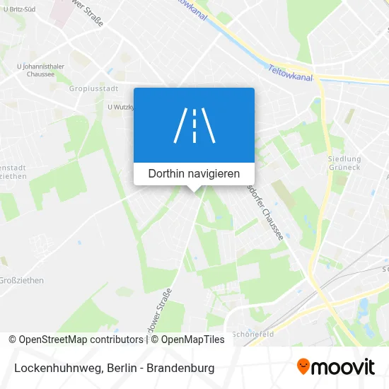 Lockenhuhnweg Karte