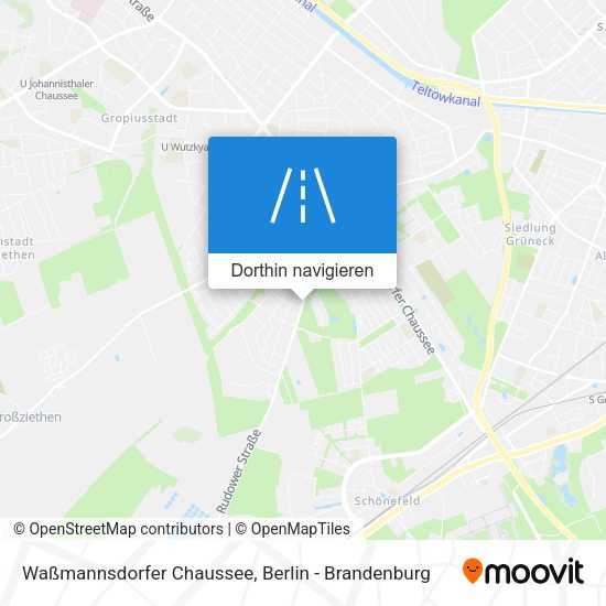 Waßmannsdorfer Chaussee Karte