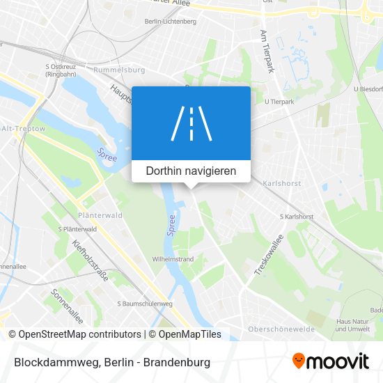 Blockdammweg Karte