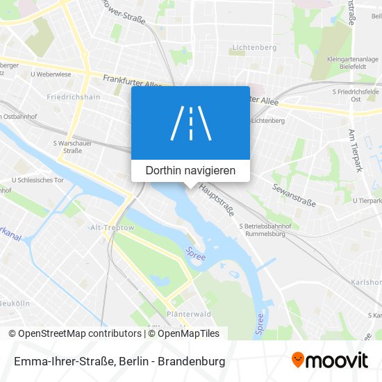 Emma-Ihrer-Straße Karte