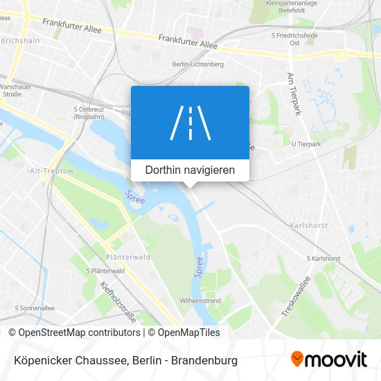 Köpenicker Chaussee Karte