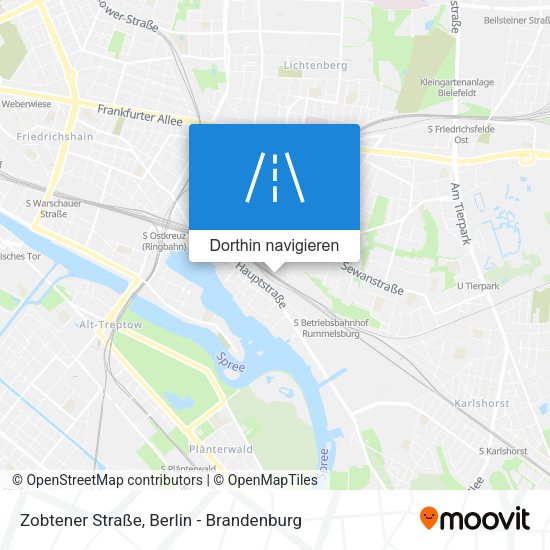 Zobtener Straße Karte
