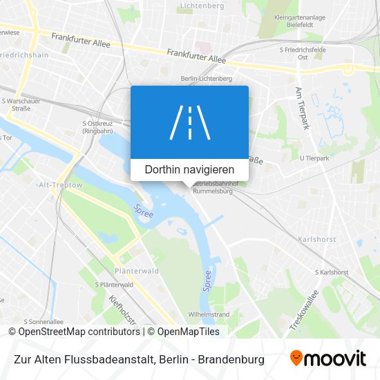 Zur Alten Flussbadeanstalt Karte