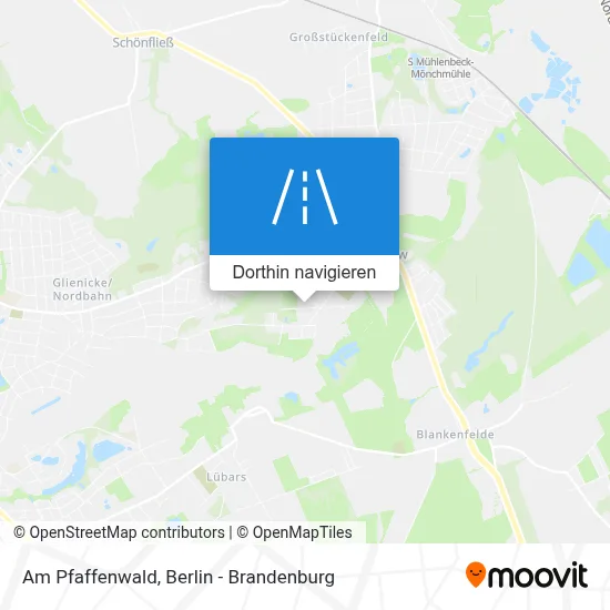 Am Pfaffenwald Karte