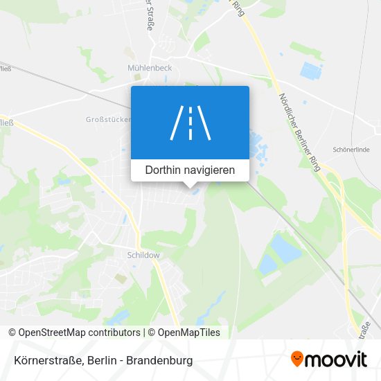 Körnerstraße Karte