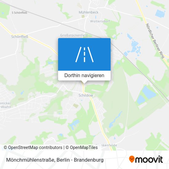 Mönchmühlenstraße Karte