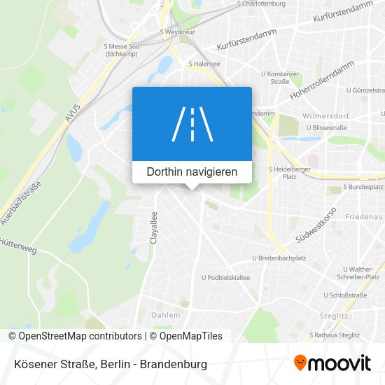 Kösener Straße Karte