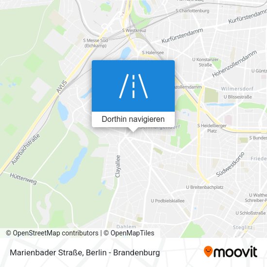 Marienbader Straße Karte