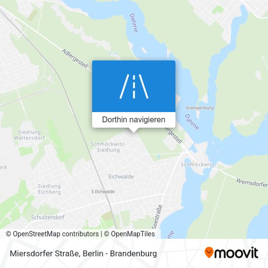 Miersdorfer Straße Karte