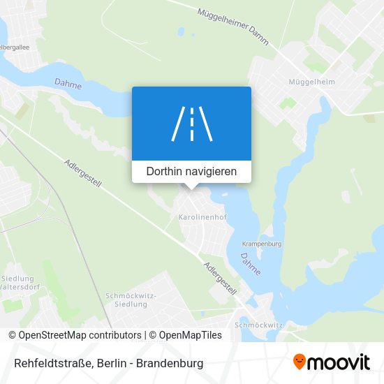 Rehfeldtstraße Karte