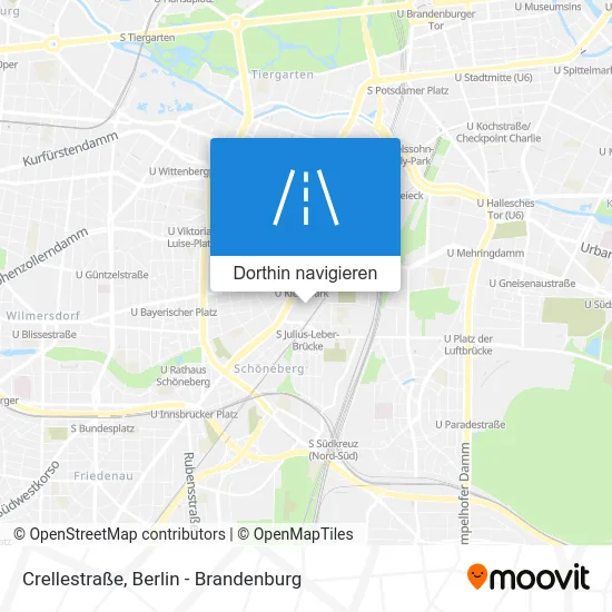 Crellestraße Karte