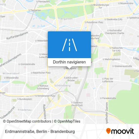 Erdmannstraße Karte