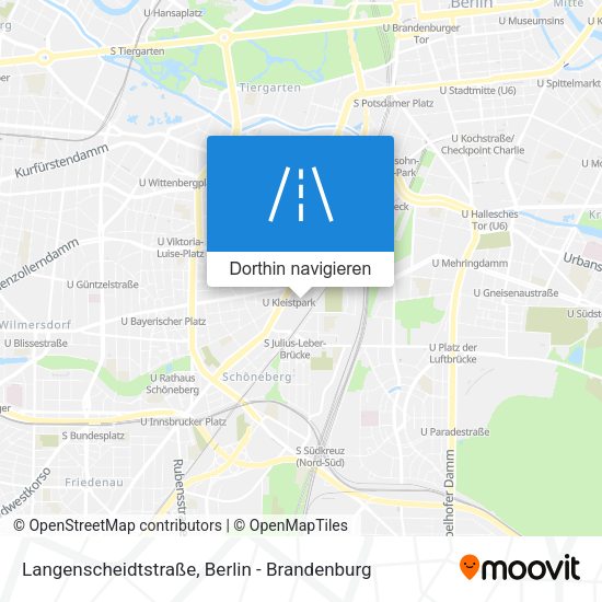 Langenscheidtstraße Karte