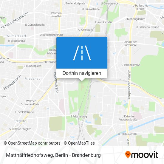 Matthäifriedhofsweg Karte