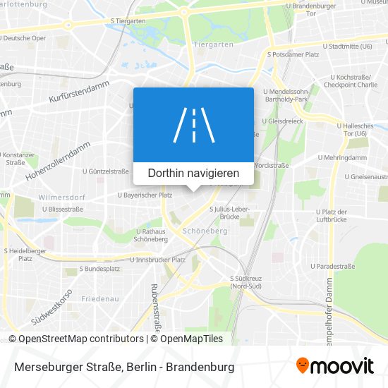 Merseburger Straße Karte