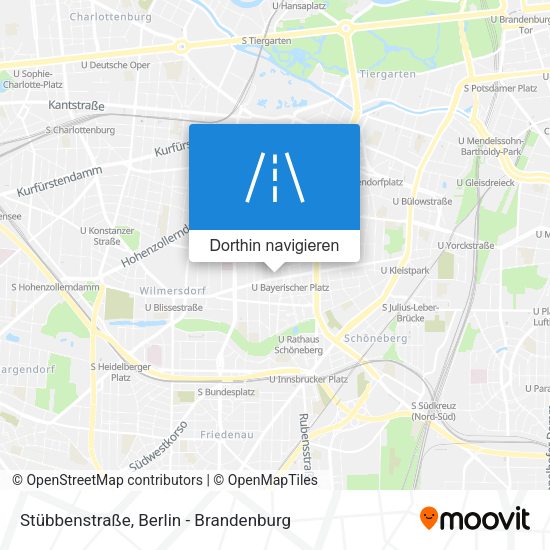 Stübbenstraße Karte