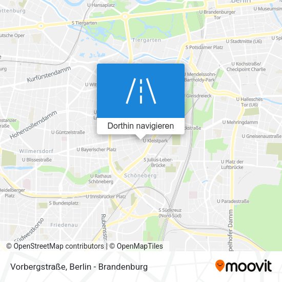 Vorbergstraße Karte