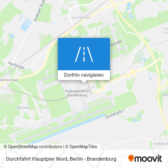 Durchfahrt Hauptpier Nord Karte