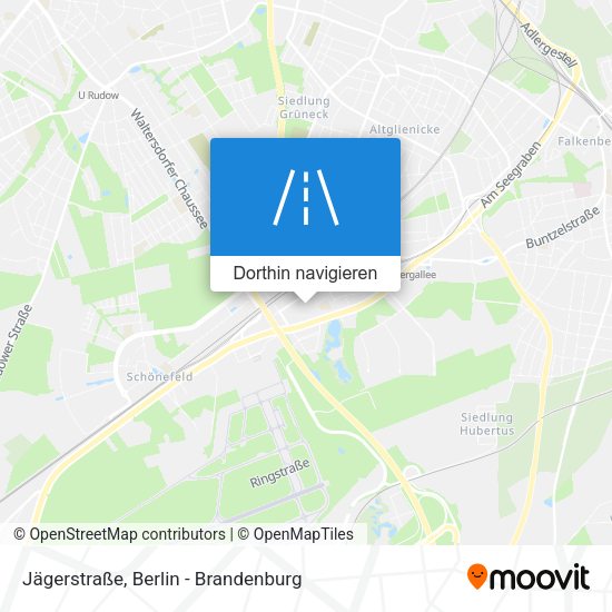 Jägerstraße Karte