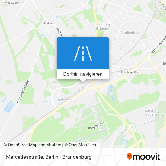 Mercedesstraße Karte